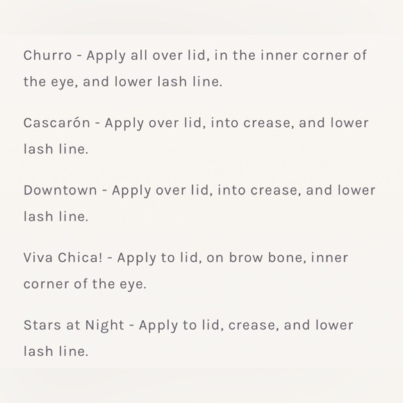 Chica Beauty Fiesta Mini 9 - Eyeshadow Palette New - Picture 9 of 9